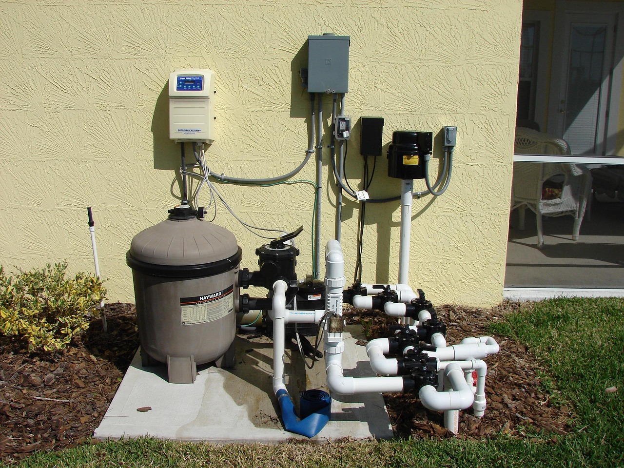 outdoor home water filtration system