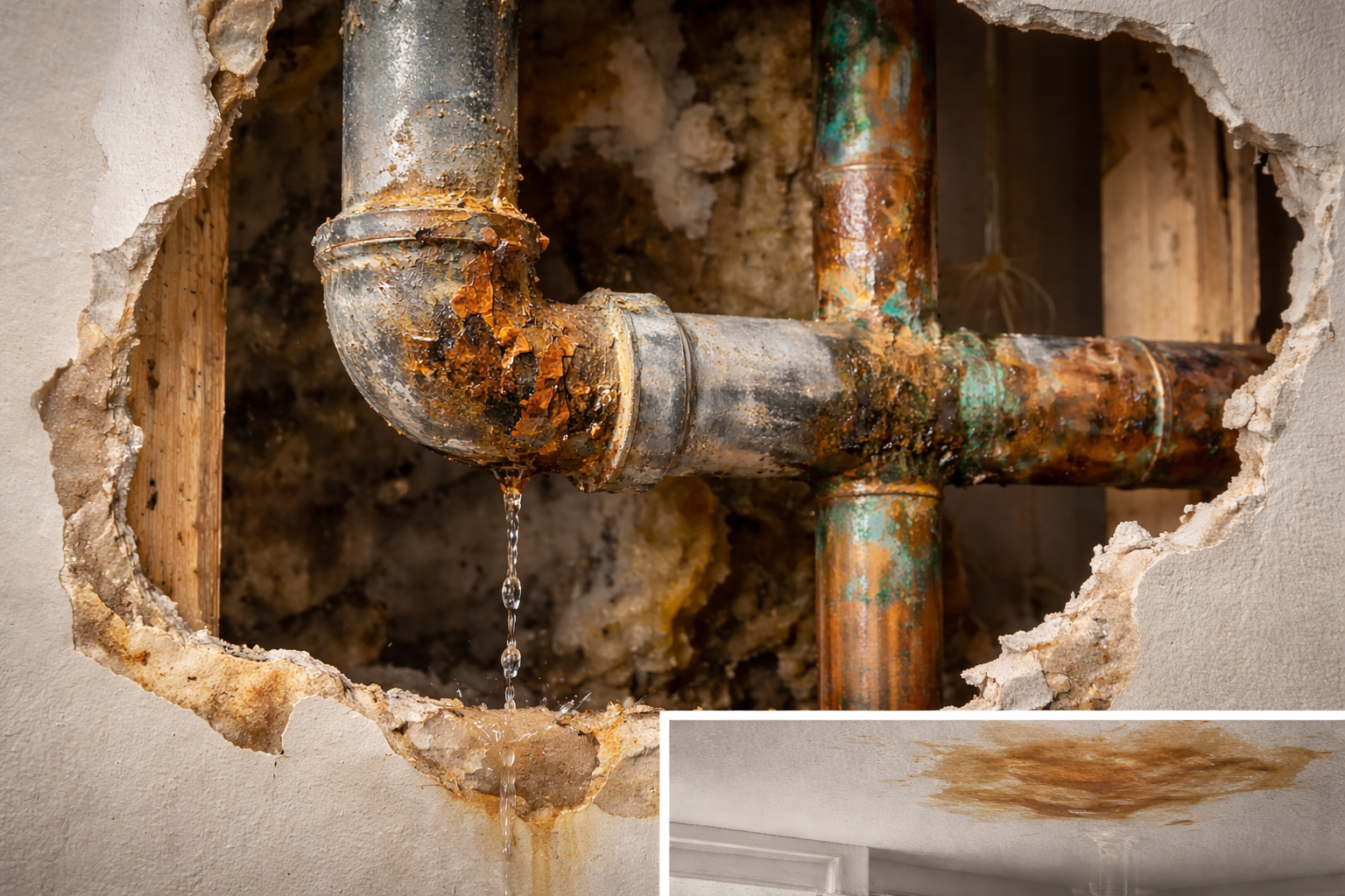 signs your pipes are corroding