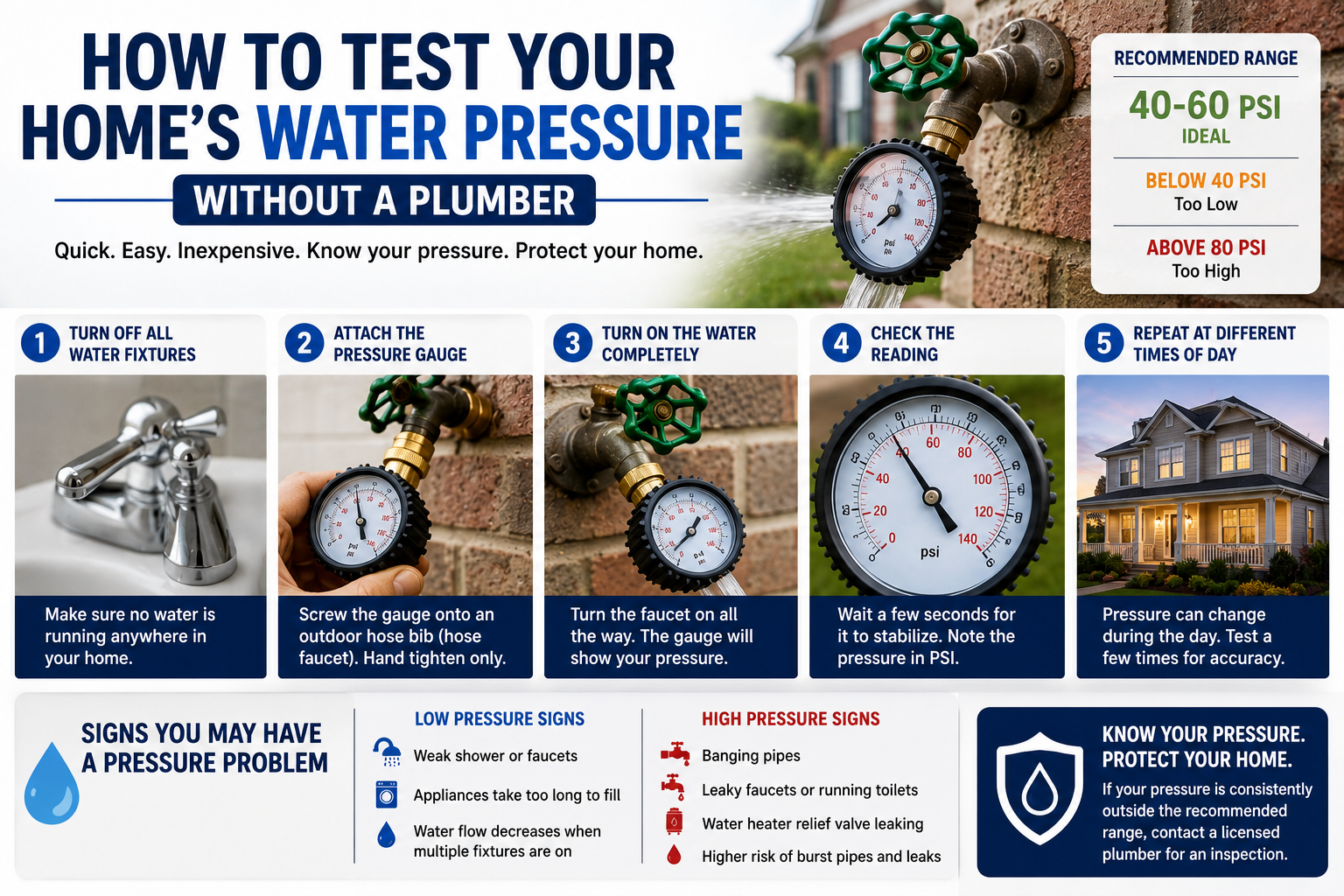 water pressure home test