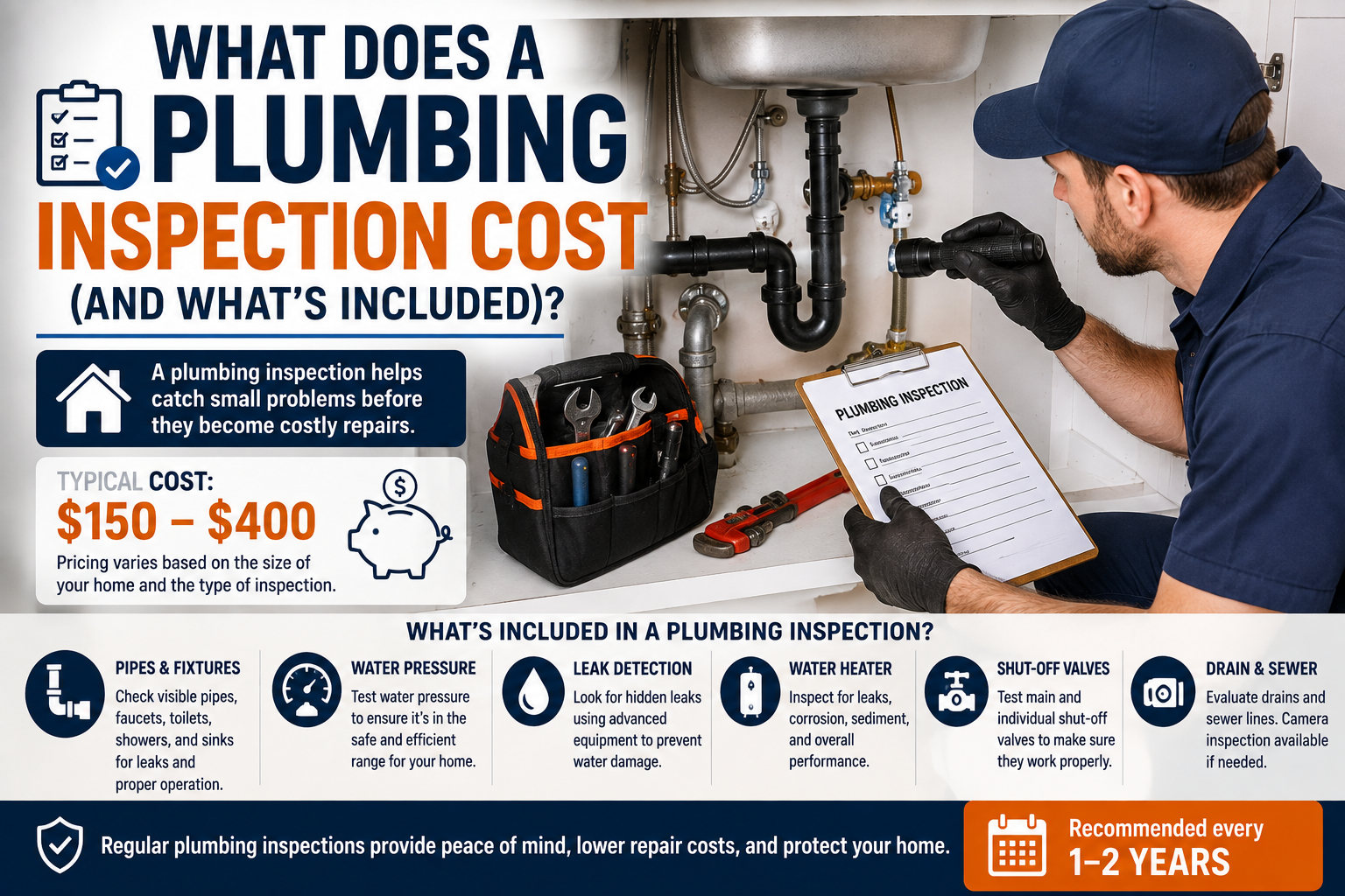 What Does a Plumbing Inspection Cost